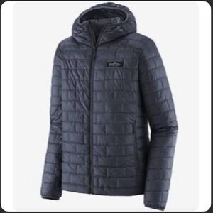 NEW Patagonia Men’s Nano Puff Trout Puffer Jacket Smoulder Blue Sz S NWT
